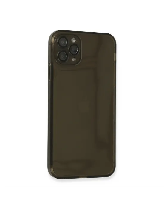 Apple İphone 11 Pro Max Kılıf Fly Lens Silikon - Siyah