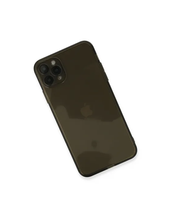 Apple İphone 11 Pro Max Kılıf Fly Lens Silikon - Siyah