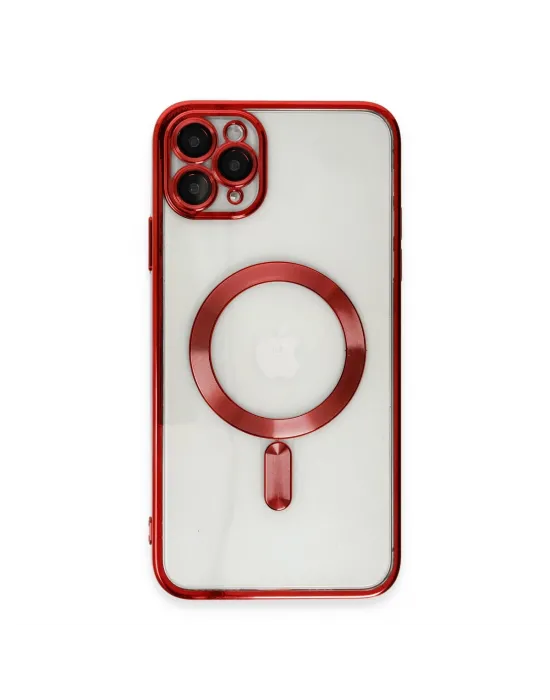 Apple İphone 11 Pro Max Kılıf Kross Magneticsafe Kapak - Kırmızı