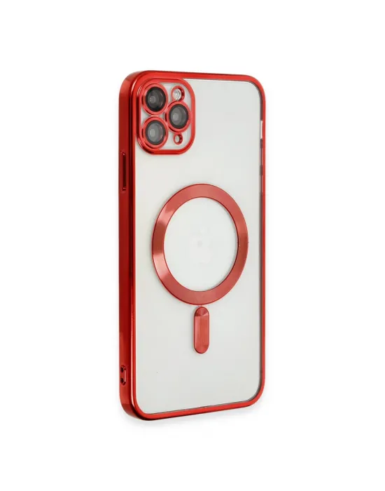 Apple İphone 11 Pro Max Kılıf Kross Magneticsafe Kapak - Kırmızı