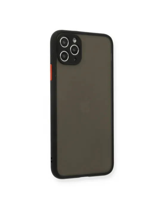 Apple İphone 11 Pro Max Kılıf Montreal Silikon Kapak - Siyah