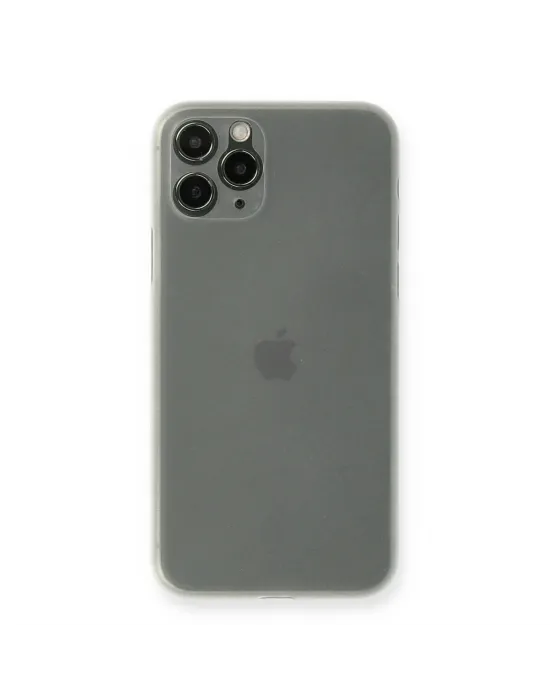 Apple İphone 11 Pro Max Kılıf Pp Ultra İnce Kapak - Beyaz