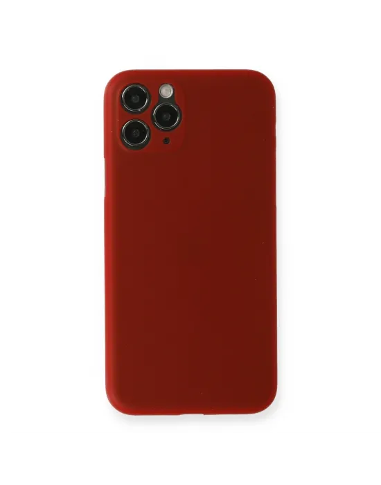 Apple İphone 11 Pro Max Kılıf Pp Ultra İnce Kapak - Kırmızı