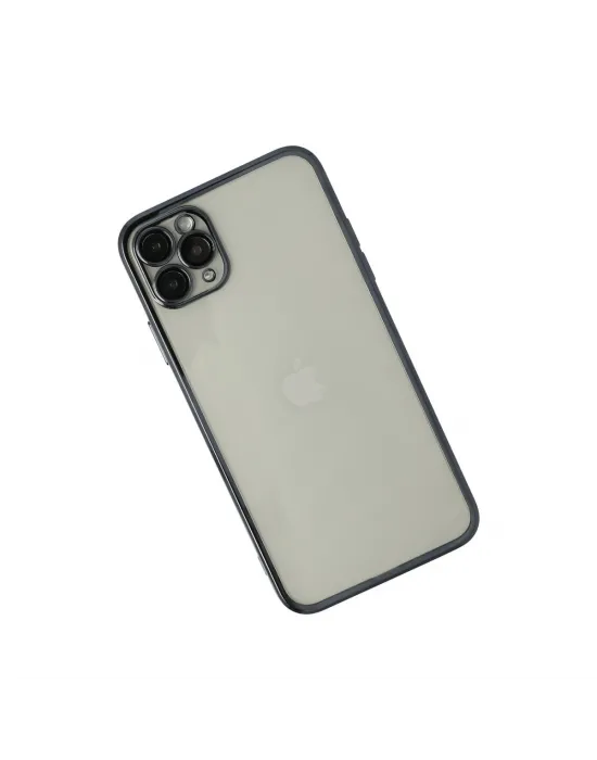 Apple İphone 11 Pro Max Kılıf Razer Lensli Silikon - Siyah