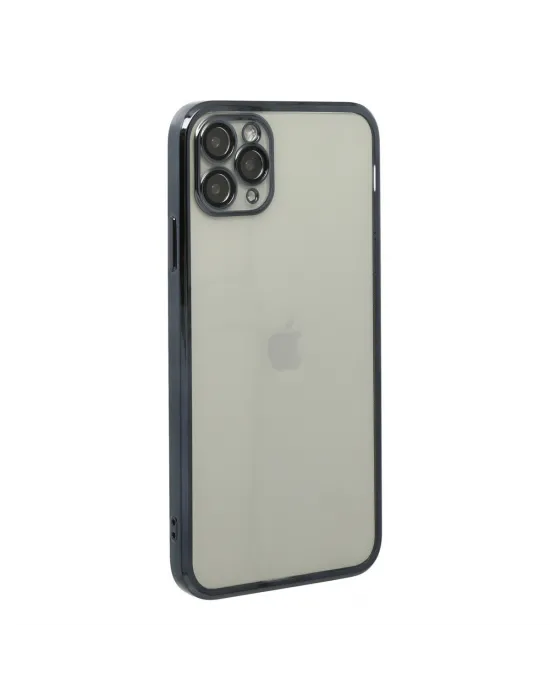 Apple İphone 11 Pro Max Kılıf Razer Lensli Silikon - Siyah