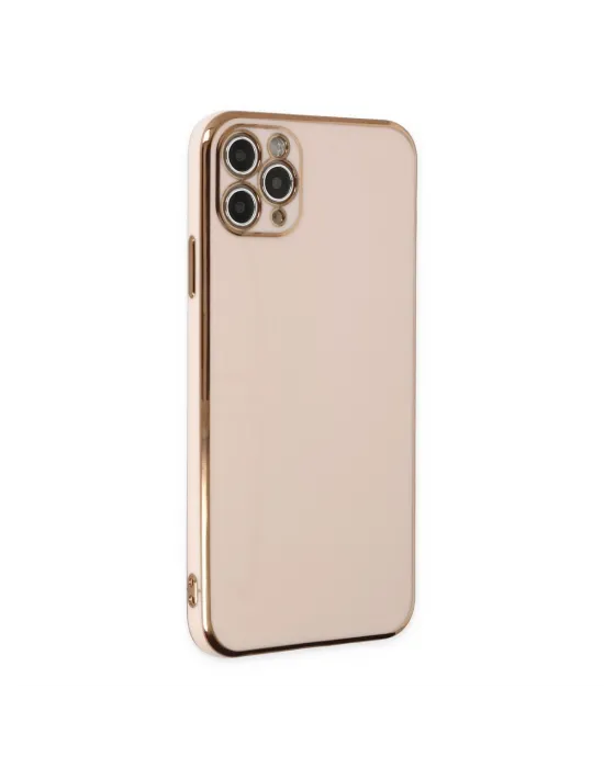 Apple İphone 11 Pro Max Kılıf Volet Silikon - Pembe