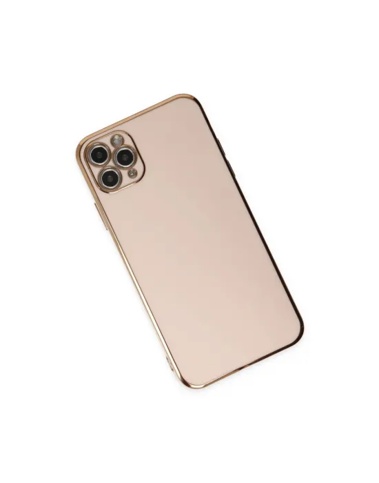 Apple İphone 11 Pro Max Kılıf Volet Silikon - Pembe