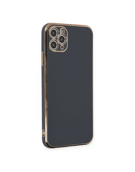Apple İphone 11 Pro Max Kılıf Volet Silikon - Siyah