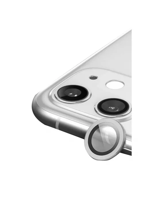 Apple İphone 11 Raze Metal Kamera Lens - Gümüş