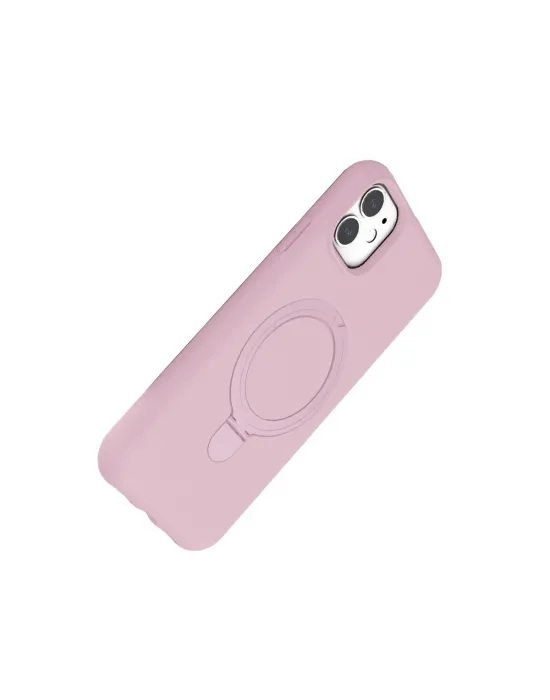 Apple İphone 11 Regal Magsafe Standlı Kapak - Açık Pembe