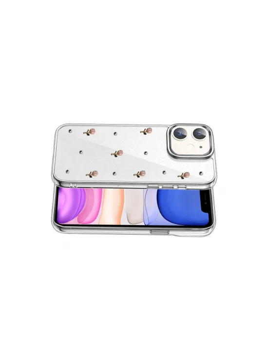 Apple İphone 12 Fiyonk Desenli Kapak - Desen 6