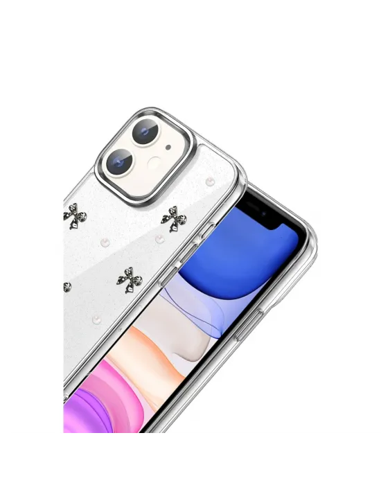 Apple İphone 12 Fiyonk Desenli Kapak - Desen 8