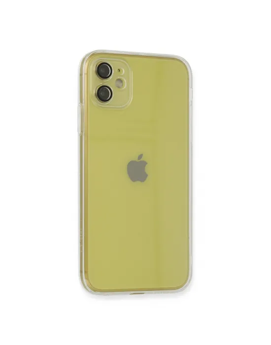 Apple İphone 12 Kılıf Fly Lens Silikon - Şeffaf