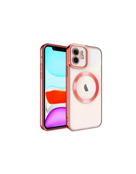 Apple İphone 12 Kılıf Kross Magneticsafe Kapak - Kırmızı