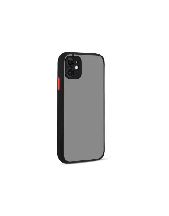 Apple İphone 12 Kılıf Montreal Silikon Kapak - Siyah