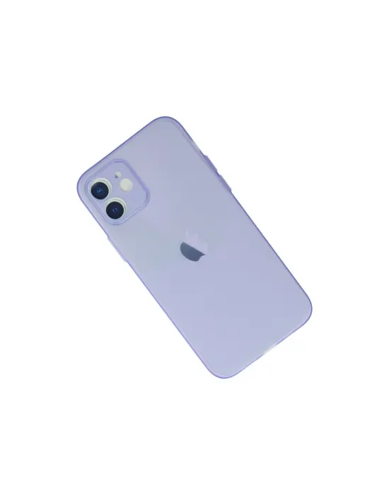 Apple İphone 12 Kılıf Puma Silikon - Mor