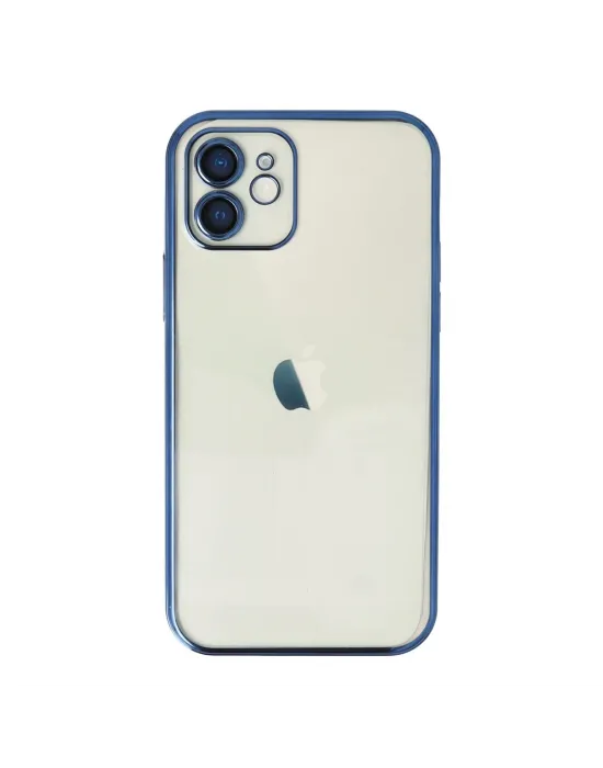 Apple İphone 12 Kılıf Razer Lensli Silikon - Lacivert