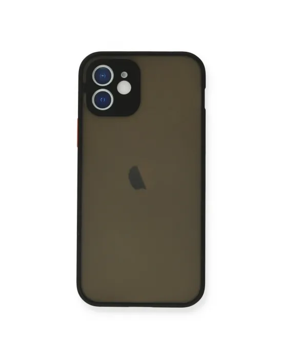 Apple İphone 12 Mini Kılıf Montreal Silikon Kapak - Siyah