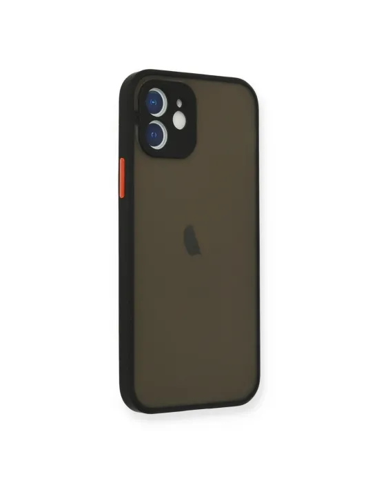 Apple İphone 12 Mini Kılıf Montreal Silikon Kapak - Siyah