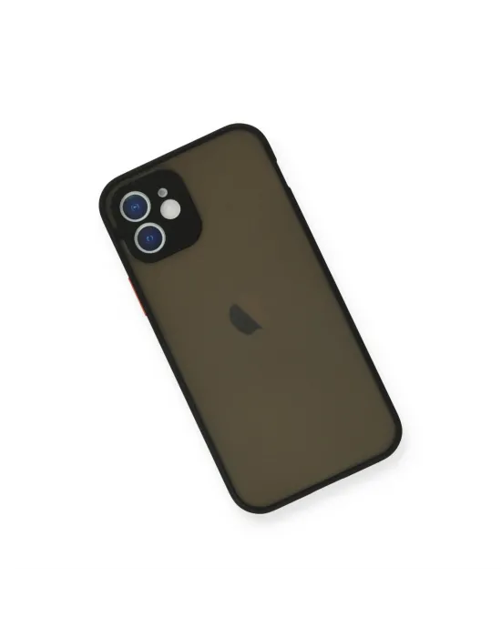 Apple İphone 12 Mini Kılıf Montreal Silikon Kapak - Siyah