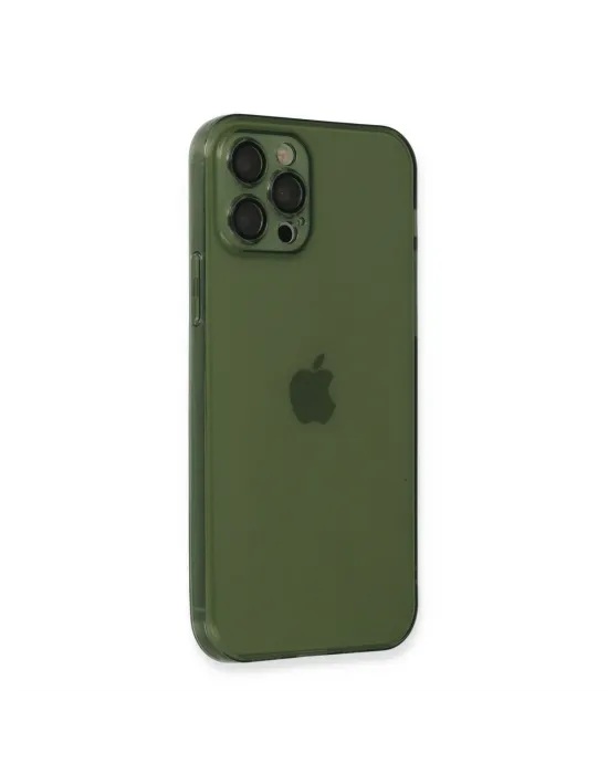 Apple İphone 12 Pro Kılıf Fly Lens Silikon - Yeşil
