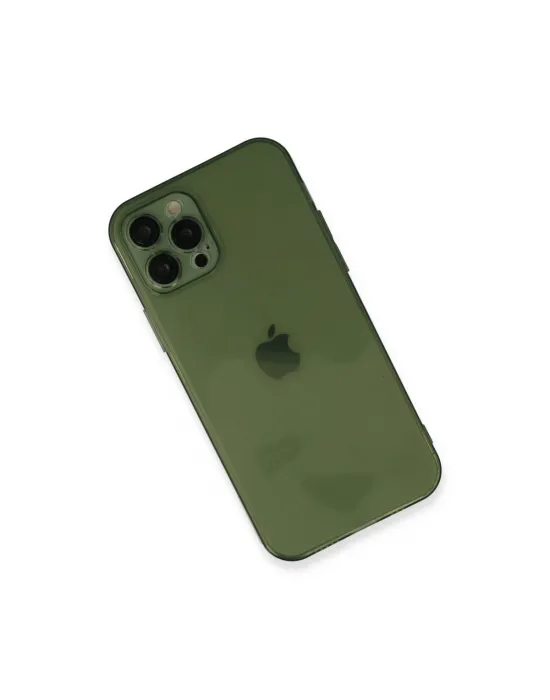 Apple İphone 12 Pro Kılıf Fly Lens Silikon - Yeşil