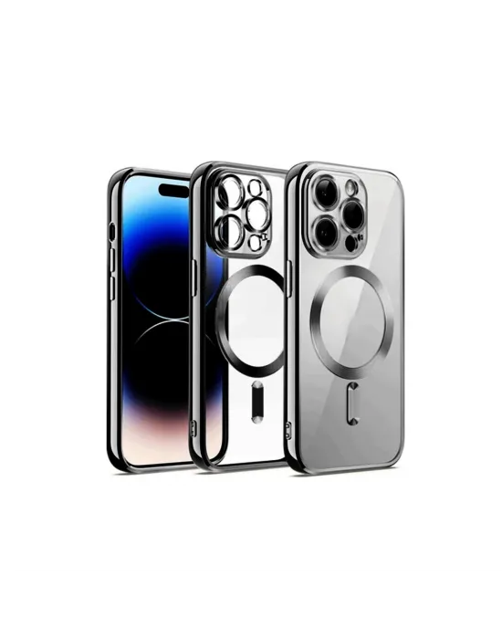 Apple İphone 12 Pro Kılıf Kross Magneticsafe Kapak - Gümüş