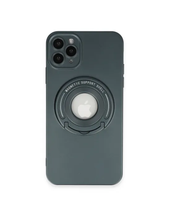 Apple İphone 12 Pro Kılıf Lukka Magneticsafe Kapak - Koyu Yeşil