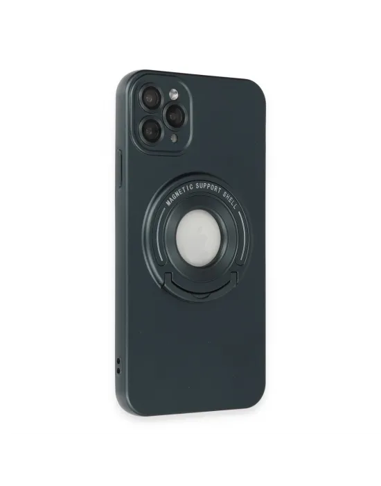 Apple İphone 12 Pro Kılıf Lukka Magneticsafe Kapak - Koyu Yeşil
