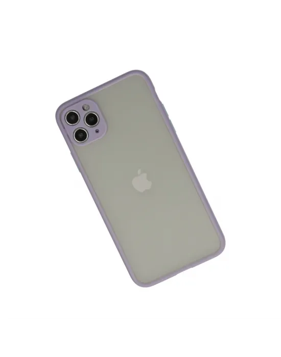 Apple İphone 12 Pro Kılıf Montreal Silikon Kapak - Mor