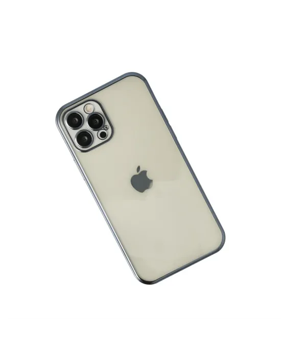 Apple İphone 12 Pro Kılıf Razer Lensli Silikon - Lacivert