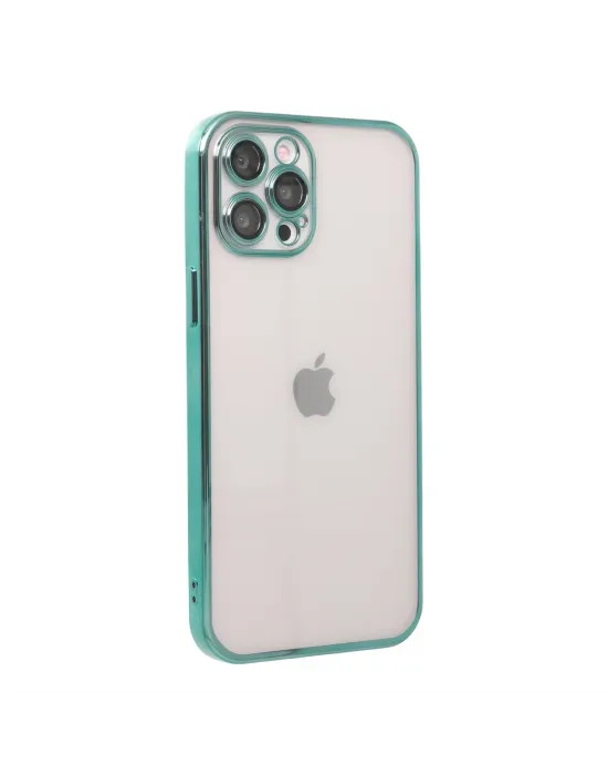 Apple İphone 12 Pro Kılıf Razer Lensli Silikon - Yeşil