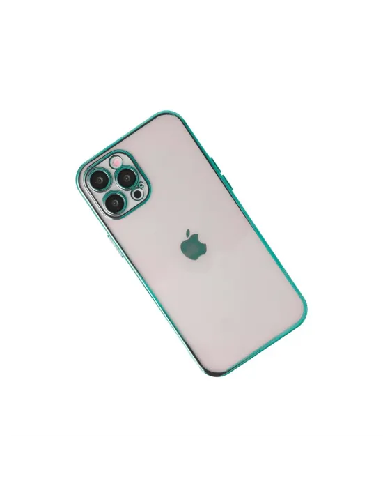 Apple İphone 12 Pro Kılıf Razer Lensli Silikon - Yeşil