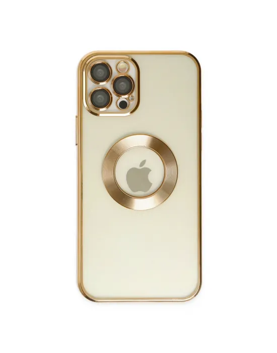 Apple İphone 12 Pro Kılıf Slot Silikon - Gold