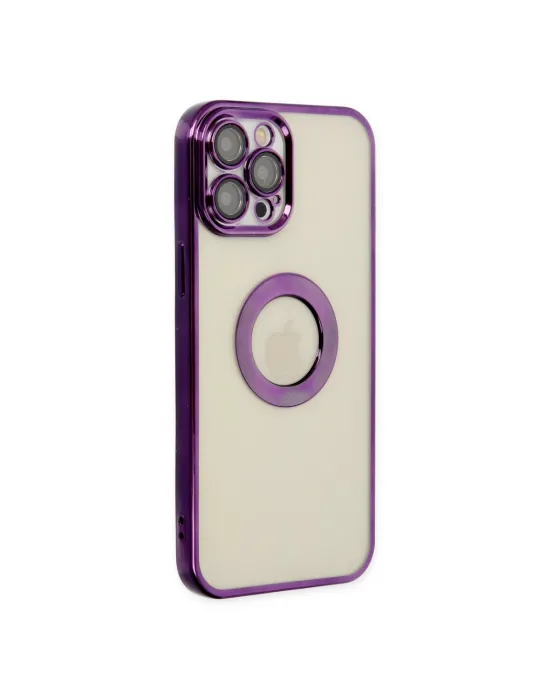 Apple İphone 12 Pro Kılıf Slot Silikon - Mor