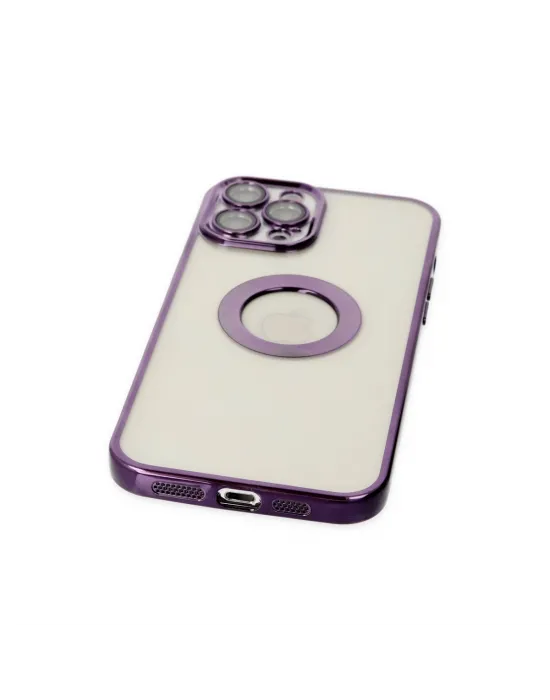 Apple İphone 12 Pro Kılıf Slot Silikon - Mor