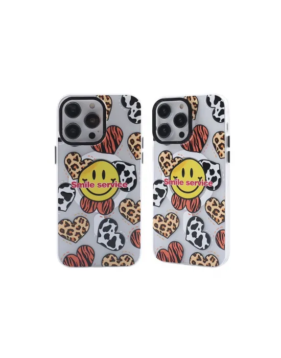 Apple İphone 12 Pro Max Kılıf Apollo Magneticsafe Desenli Kapak - Apollo Şeffaf - 2