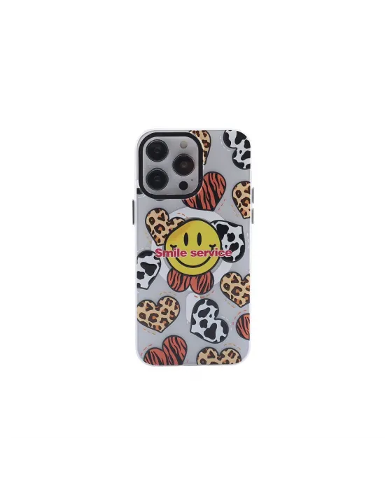 Apple İphone 12 Pro Max Kılıf Apollo Magneticsafe Desenli Kapak - Apollo Şeffaf - 2