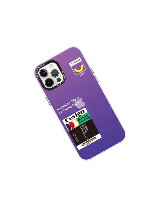 Apple İphone 12 Pro Max Kılıf Estoril Desenli Kapak - Estoril - 4