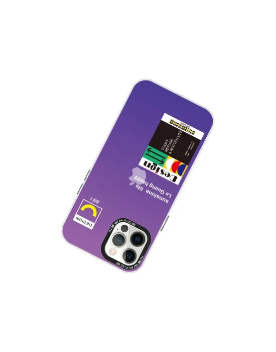 Apple İphone 12 Pro Max Kılıf Estoril Desenli Kapak - Estoril - 4
