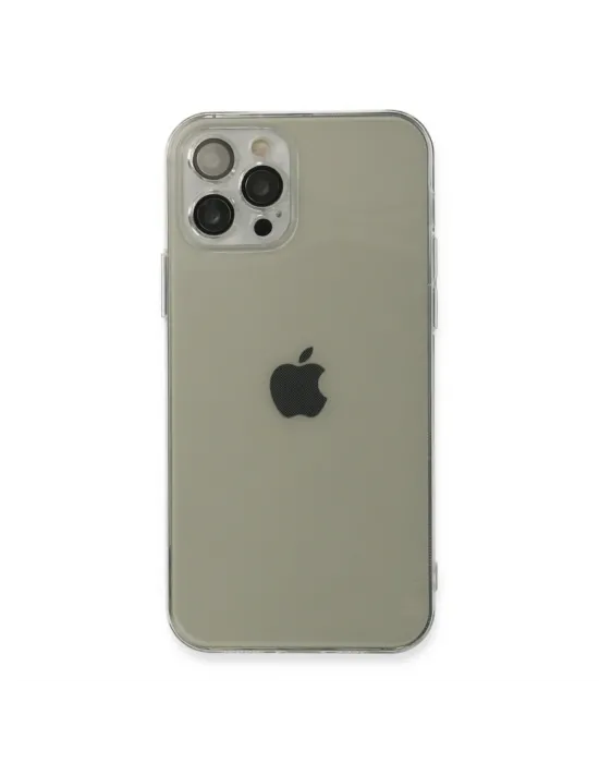 Apple İphone 12 Pro Max Kılıf Fly Lens Silikon - Şeffaf