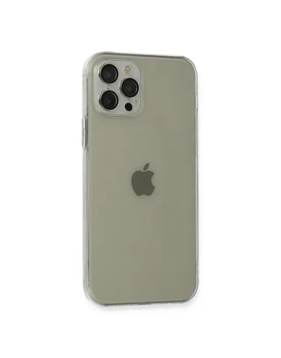 Apple İphone 12 Pro Max Kılıf Fly Lens Silikon - Şeffaf
