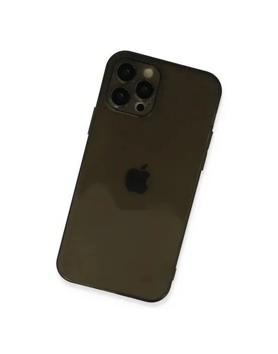 Apple İphone 12 Pro Max Kılıf Fly Lens Silikon - Siyah