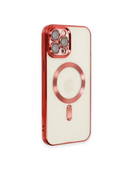 Apple İphone 12 Pro Max Kılıf Kross Magneticsafe Kapak - Kırmızı
