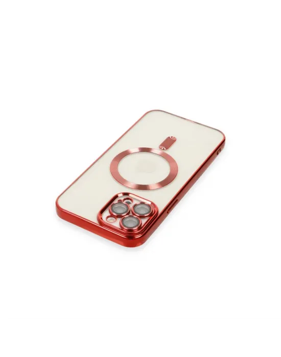 Apple İphone 12 Pro Max Kılıf Kross Magneticsafe Kapak - Kırmızı