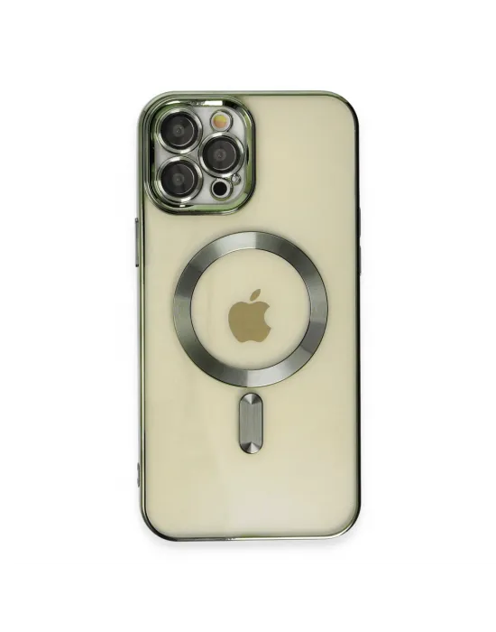 Apple İphone 12 Pro Max Kılıf Kross Magneticsafe Kapak - Koyu Yeşil