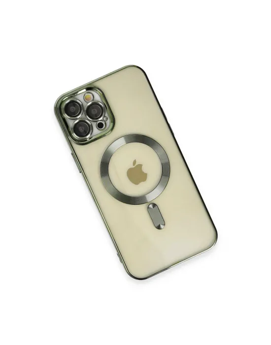Apple İphone 12 Pro Max Kılıf Kross Magneticsafe Kapak - Koyu Yeşil