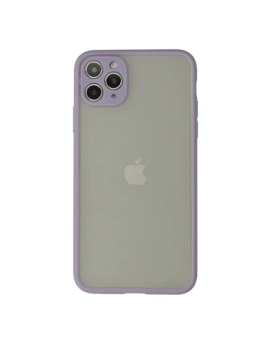 Apple İphone 12 Pro Max Kılıf Montreal Silikon Kapak - Mor