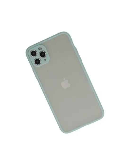 Apple İphone 12 Pro Max Kılıf Montreal Silikon Kapak - Turkuaz