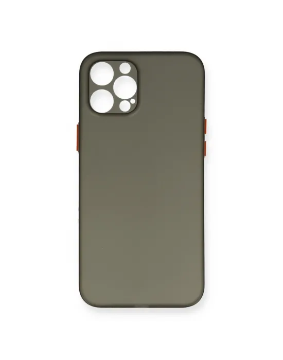 Apple İphone 12 Pro Max Kılıf Pp Ultra İnce Kapak - Gri